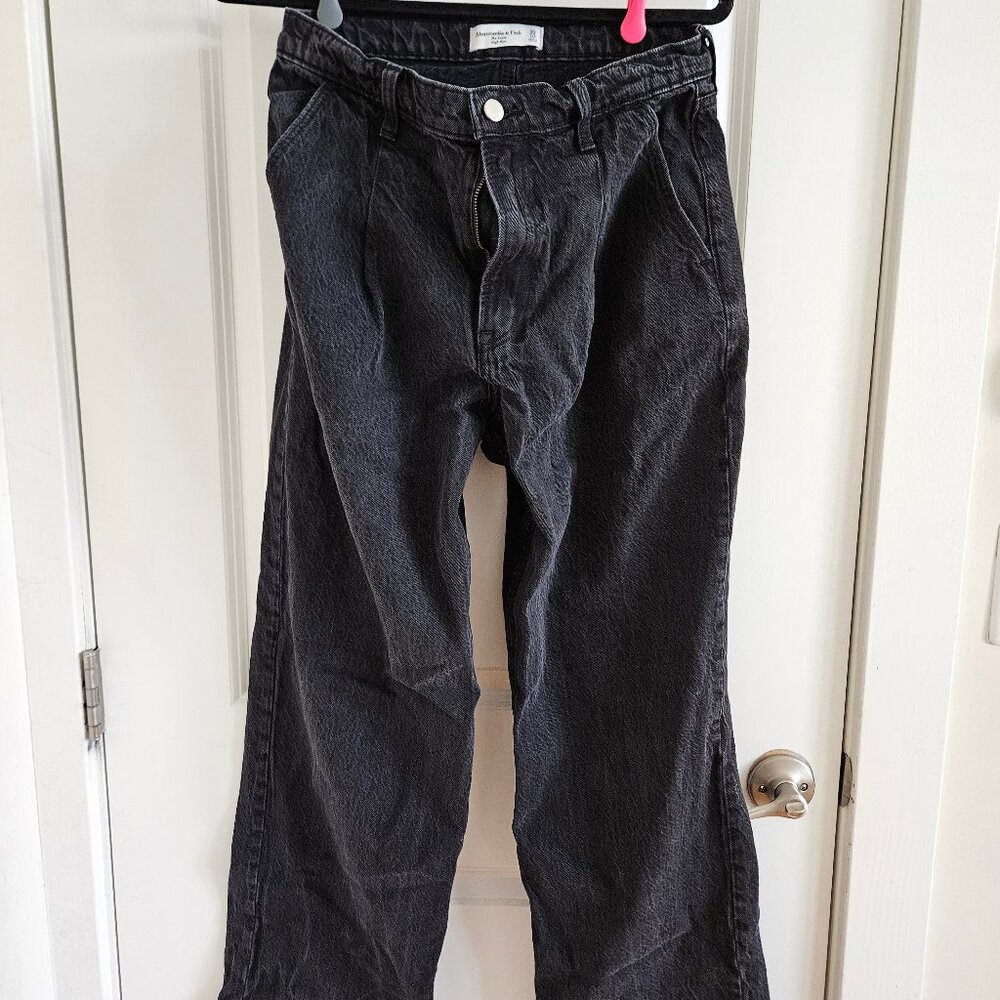 Abercrombie & Fitch The Loose High Rise Pants Pleated